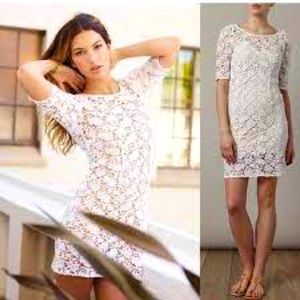 Lily Aldridge for Velvet Lace dress